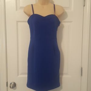 Cobalt Blue bodycon dress -super comfy
